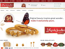 Tablet Screenshot of keralajewellers.in